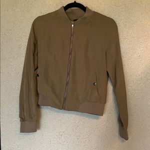 Army green bomber jacket
